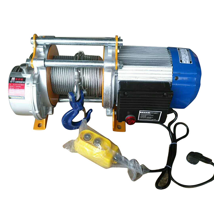 High Quality Electric Cable Small Hoist Winch Factory Lift Mini Portable Mobile Winches Pure Copper