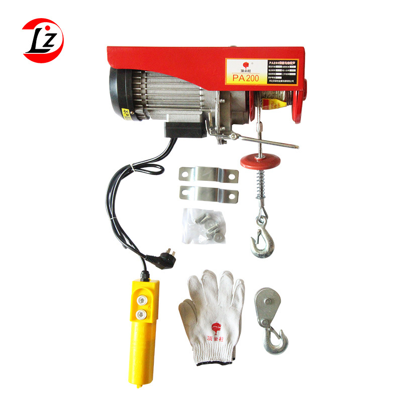 China supplier mini electric wire rope hoist with truss motor