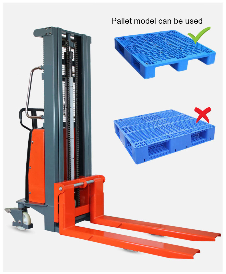 hand hydraulic forklift pallet truck Pallet Truck Lift Stacker electric forklift semi automatic electric stacker