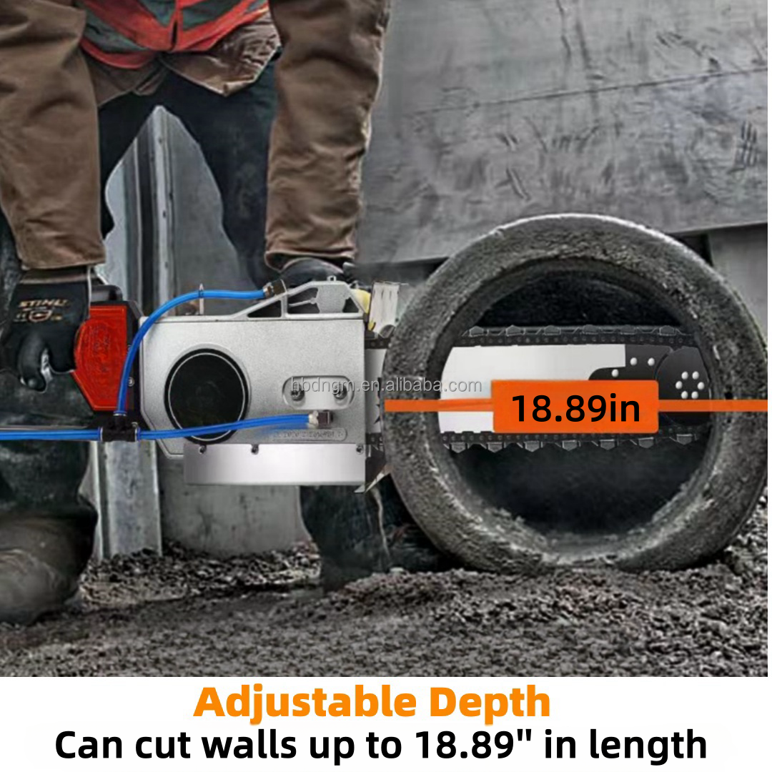 .Cutting Depth 48cm/18.89inPortable Wall Cutter  High Quality   Diamond Chain Concrete Saw