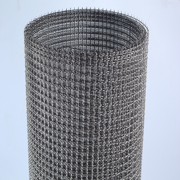 crimped woven wire mesh high carbon steel wire crimped woven mesh for gril mesh