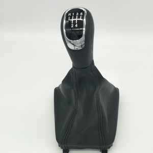 Stick Shifter Handball Lever Leather shift Gear knob with gaiter for Skoda Superb 3T MKII 210