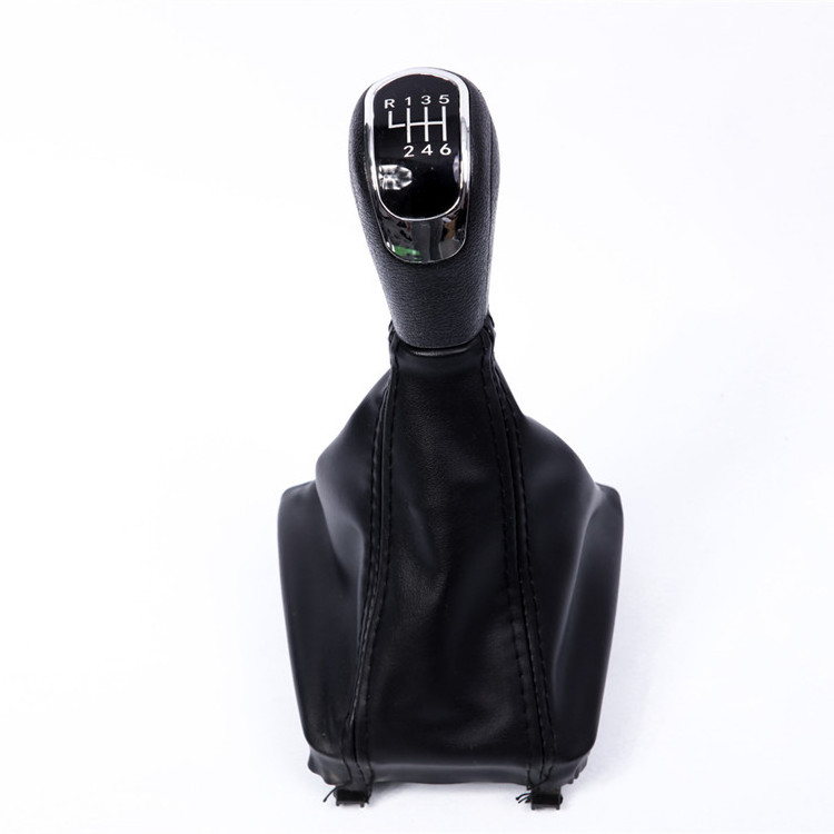 Stick Shifter Handball Lever Leather shift Gear knob with gaiter for Skoda Superb 3T MKII 210