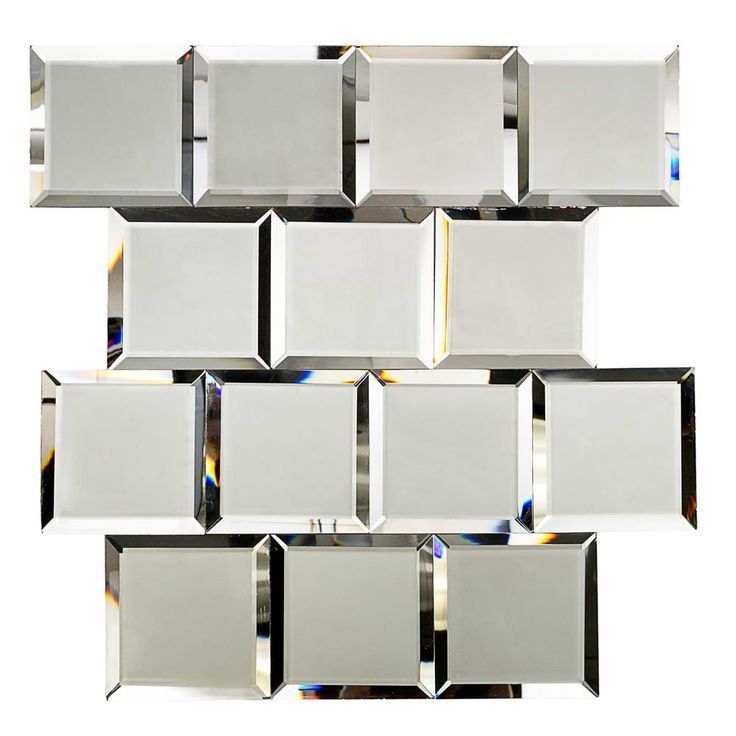 Diamond mirror tile 3*6 inch Beveled subway decorative Artistic tile Peel& Stick mirror tile