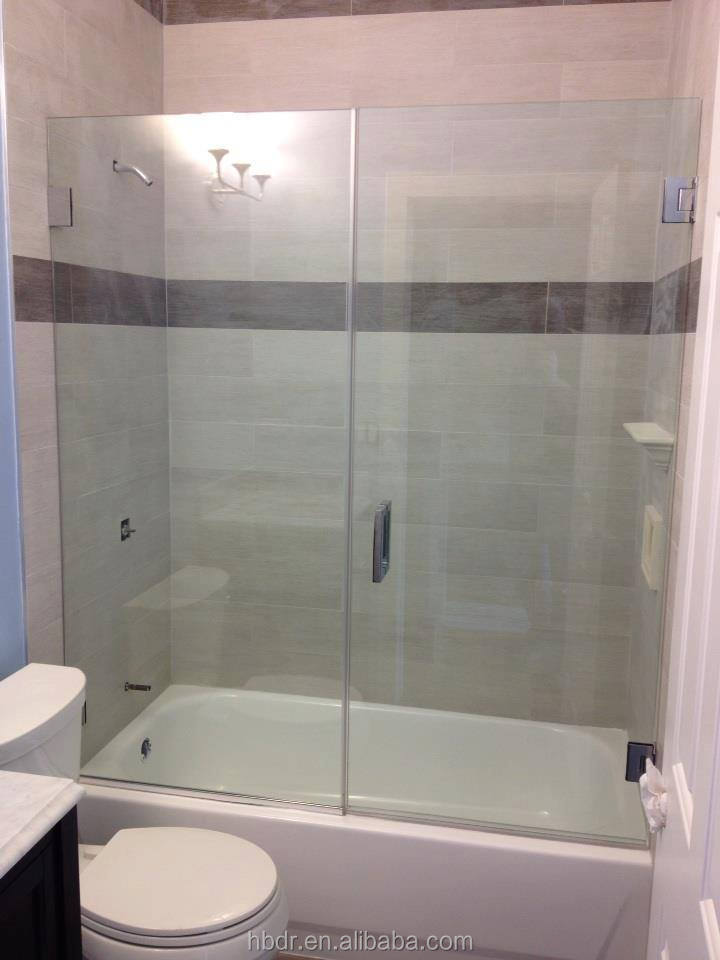 Hot sell self-cleaning Bathroom Sliding Shower Doors /Frameless Glass Shower Doors with cheap price high quality