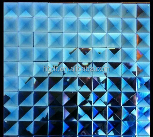 low pricing glass silver mirror crystal diamond beveled mirror for bathroom kitchen tile