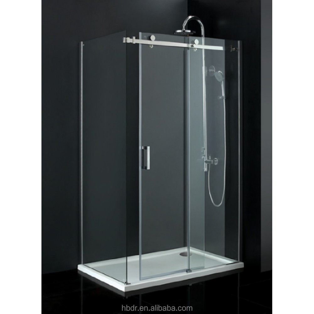 Hot sell self-cleaning Bathroom Sliding Shower Doors /Frameless Glass Shower Doors with cheap price high quality