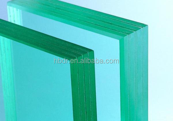 SGP PVB EVA film tempered laminated glass/10+10mm toughened laminated glass price