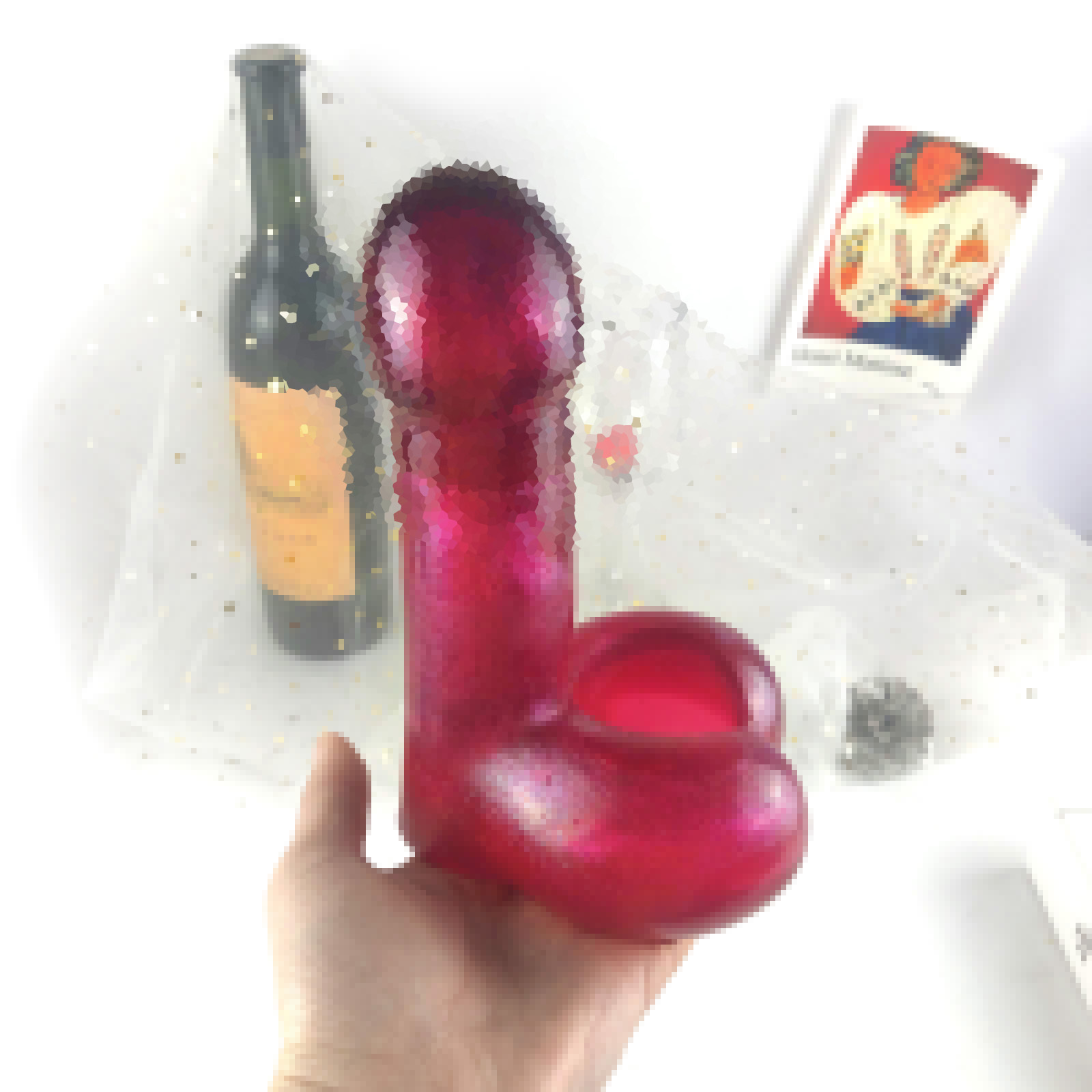 A8303 penis shaped candle holder Resin Silicone Molds Epoxy Casting candle base silicone Mould for DIY Craft