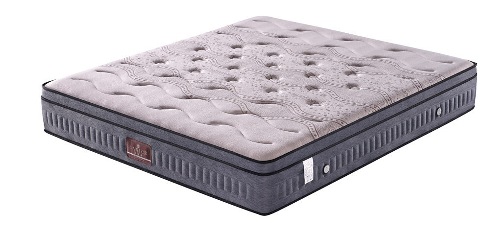 Mattress High End Queen King Size 12 Inch Latex Gel High Density Memory Foam Mattress Rolled Up Package