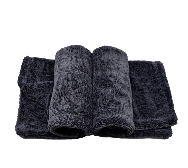 Auto Detailing customize large size microfiber drying towel for car detailing twisted loop drying towel  polishing towel