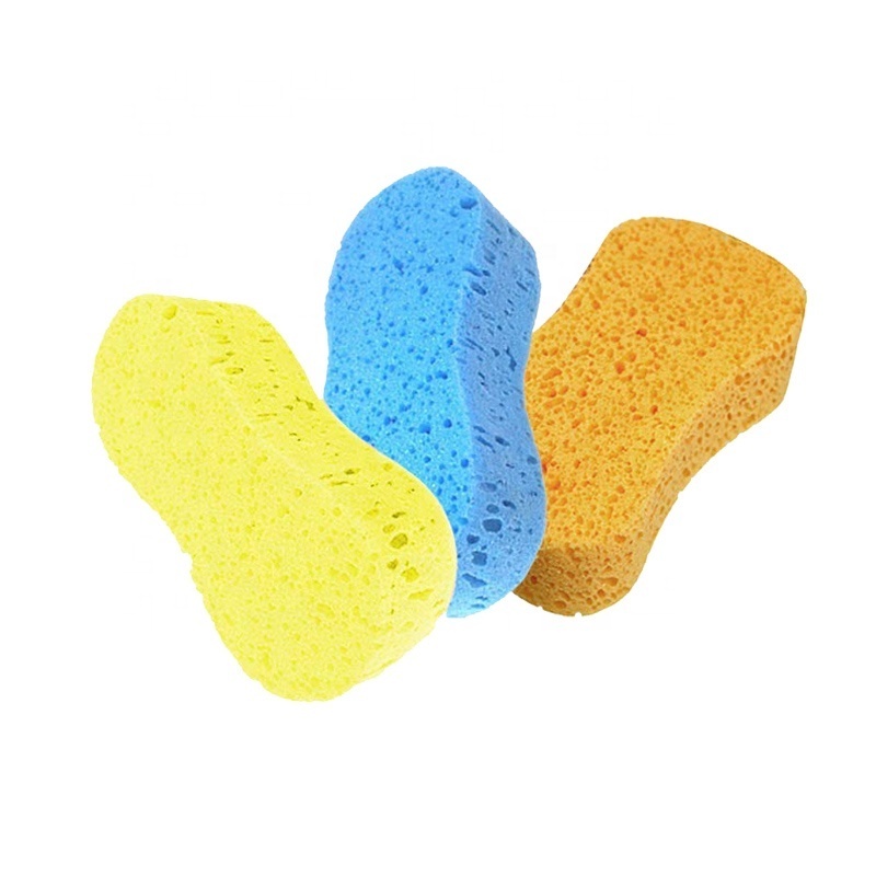 Longer service life free after sale car wash sponge Strong cleaning ability Wash cleaning sponge pad for cars