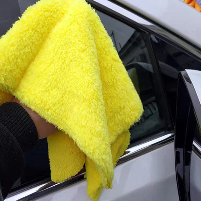 Professional Edgeless 500gsm Cleaning Wax Removal 80% Polyester 20% Polyamide Microfiber Polishing Detailing Towels