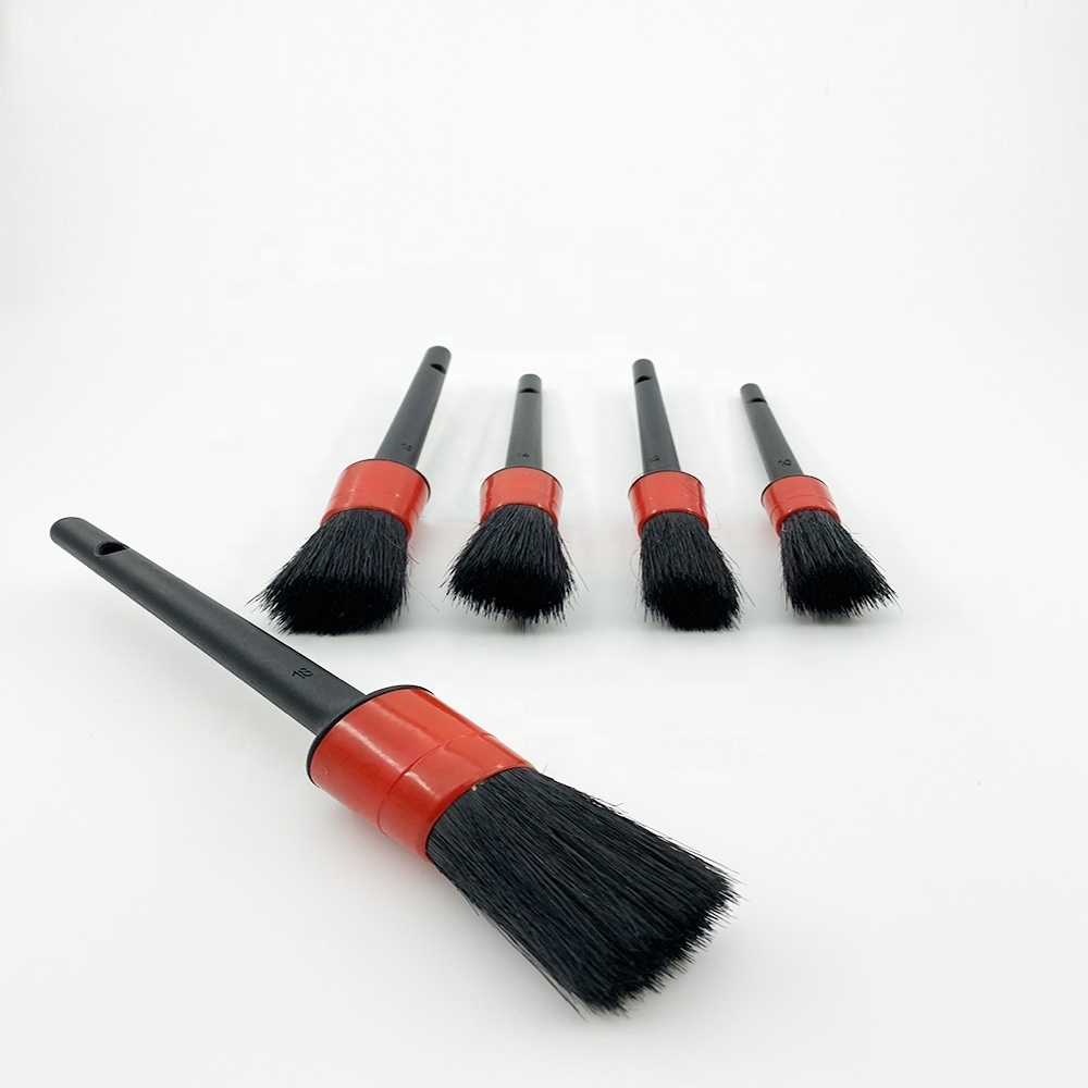 Chinese factories wholesale cheaply high quality car clean detailing brush set for car cleaning tyre rim wheel detail wash tools