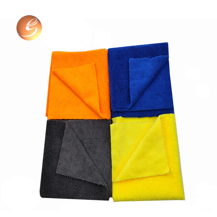 wholesale Good Quality microfiber quickly drying towel detailing  waxing and polishing towel edgeless 40*40cm cleaning towel