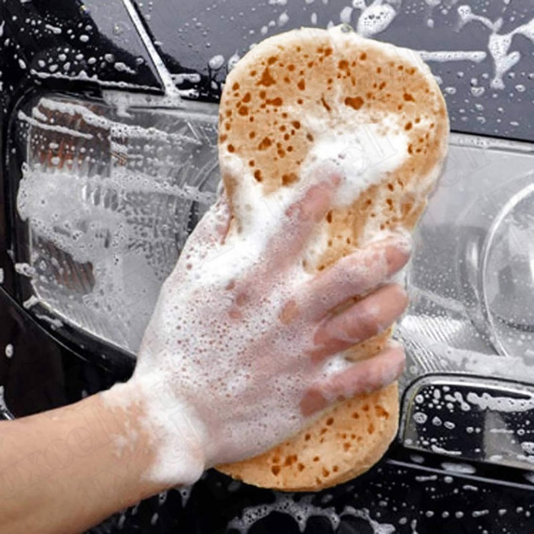 Longer service life free after sale car wash sponge Strong cleaning ability Wash cleaning sponge pad for cars