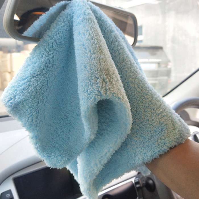 Professional Edgeless 500gsm Cleaning Wax Removal 80% Polyester 20% Polyamide Microfiber Polishing Detailing Towels