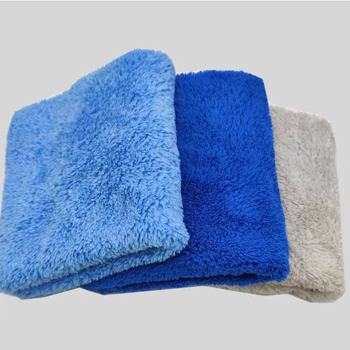 Professional Edgeless 500gsm Cleaning Wax Removal 80% Polyester 20% Polyamide Microfiber Polishing Detailing Towels