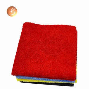 wholesale Good Quality microfiber quickly drying towel detailing  waxing and polishing towel edgeless 40*40cm cleaning towel