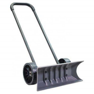 Wholesale convenient aluminum snow shovel with wheel Integral Forging heated snow shovel