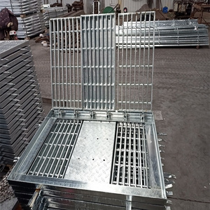 Singapore HDB Galvanized Vehicular Grating with Chequer Plate for Drain Cover