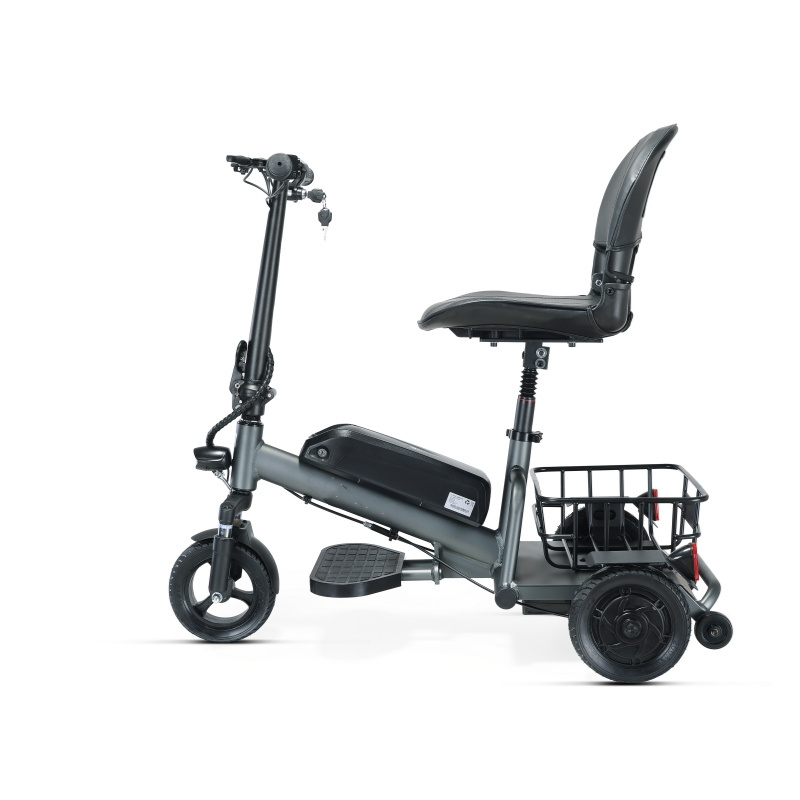 Three Wheel Adult Electric Scooter Folding Aluminum  For Elderly And Disable People Powder Handicapped Scooters