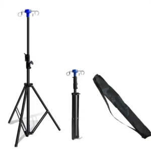 Manufacturer's direct selling portable foldable tripod infusion stand IV pole hospital clinic use hanging bottle drip stand