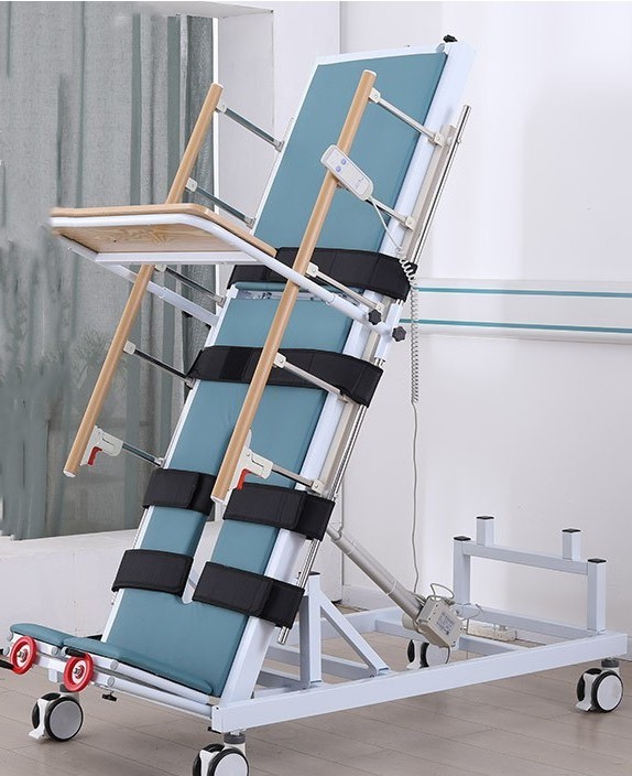 physiotherapy can stand up medical equipments electric standing bed paralyzed patient care back lifting Standing Bed