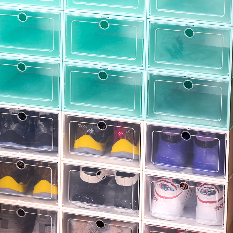 Shoes Box Shoe Containers Plastic Storage Transparent Shoe Case Storage Box