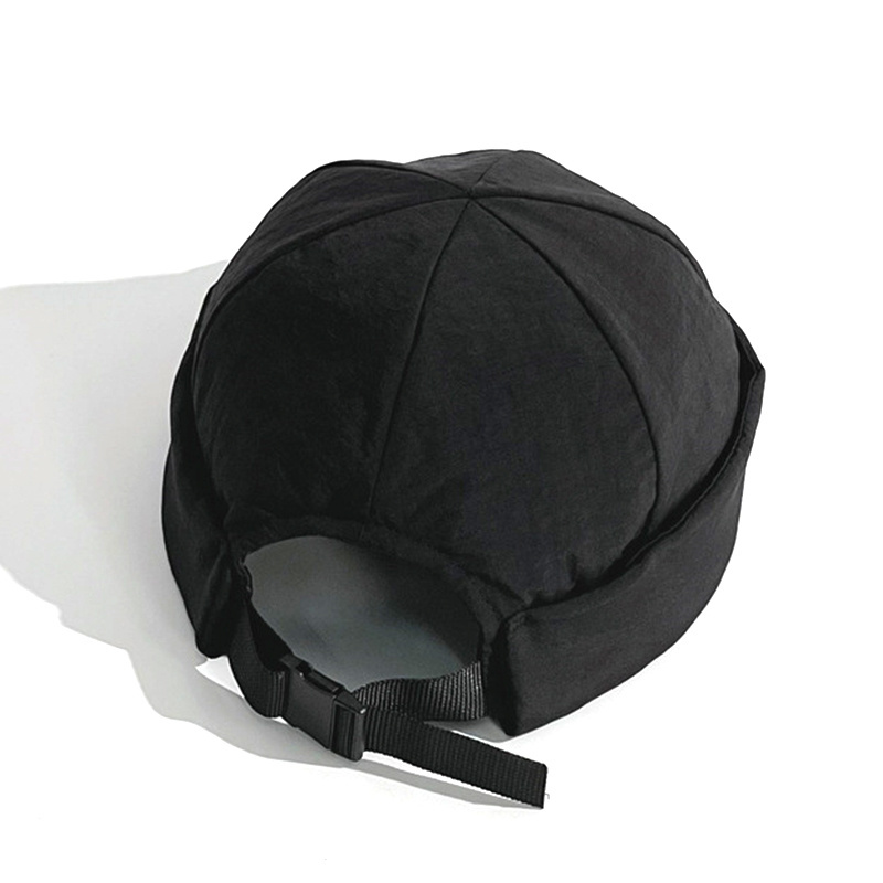 Custom design nylon brimless baseball cap without brim wholesale docker hat cap