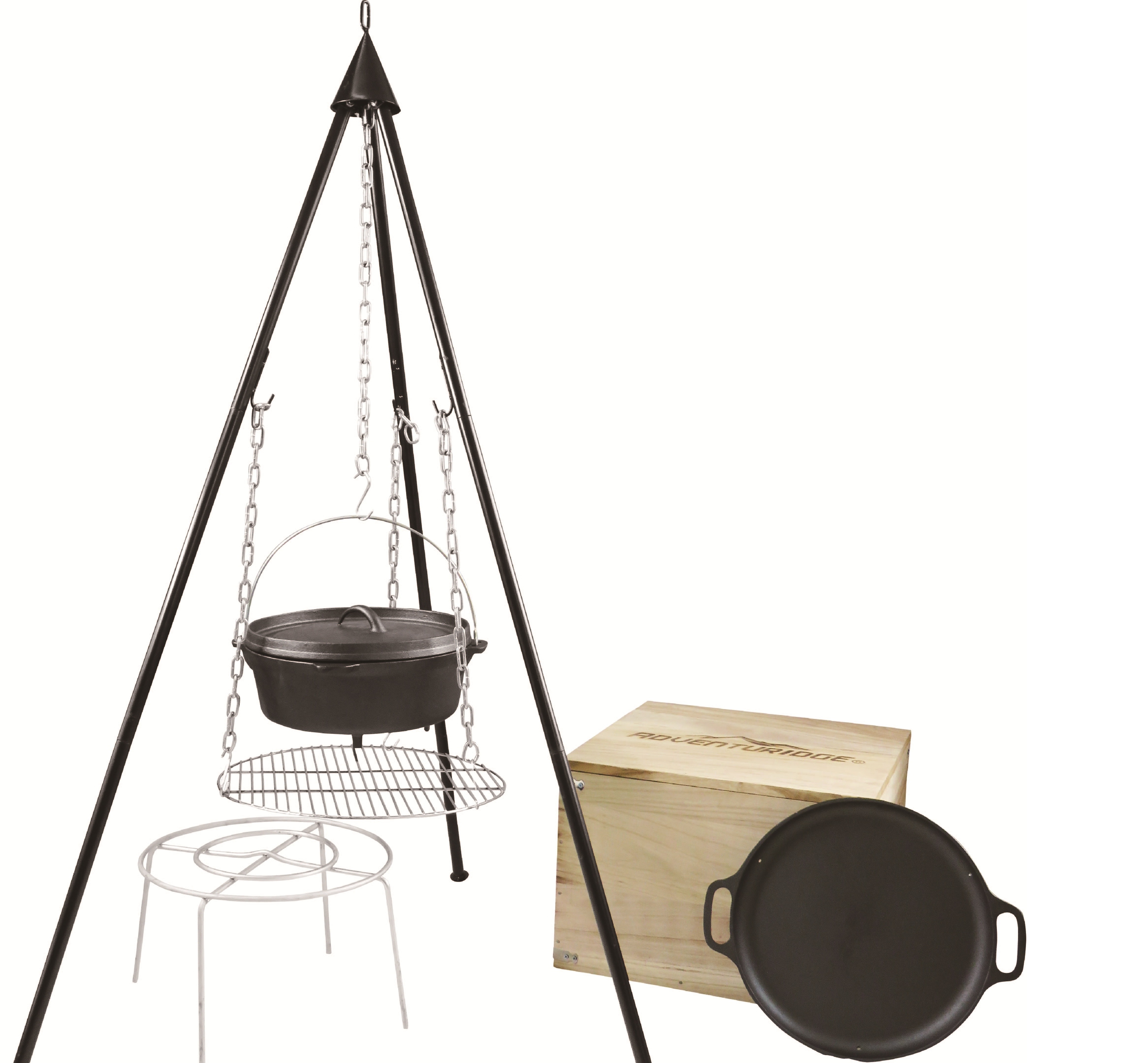 cast iron picnic cookware set camping cookware