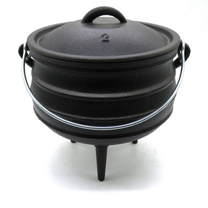 south africa cast iron soup pot/cast iron cauldron