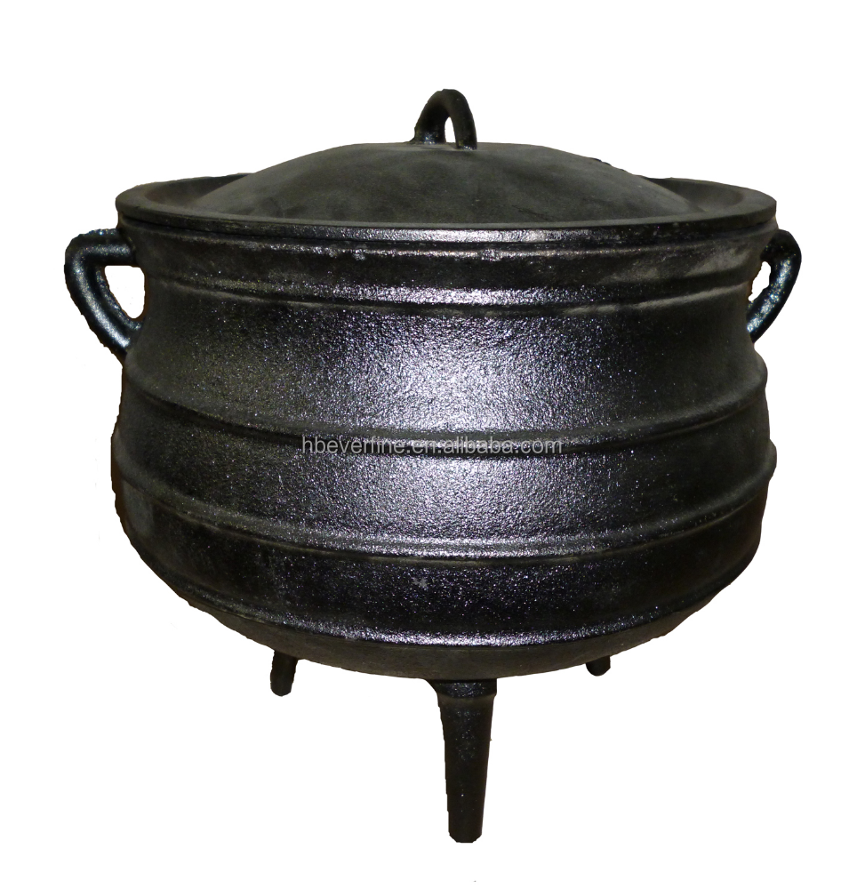 south africa cast iron soup pot/cast iron cauldron