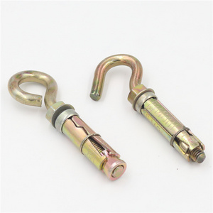 carbon steel or stainless steel 4pcs fix bolt with hook bolt fanhook set & only fan hook type expansion anchor bolt