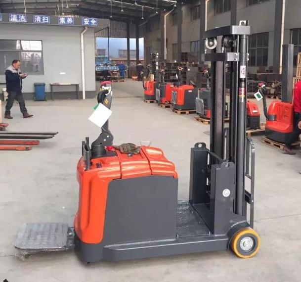 2023 narrow aisle stacker 1.5 ton 2 ton 3 ton automatic full electric self lifter 5 meter lift height pallet stacker machine