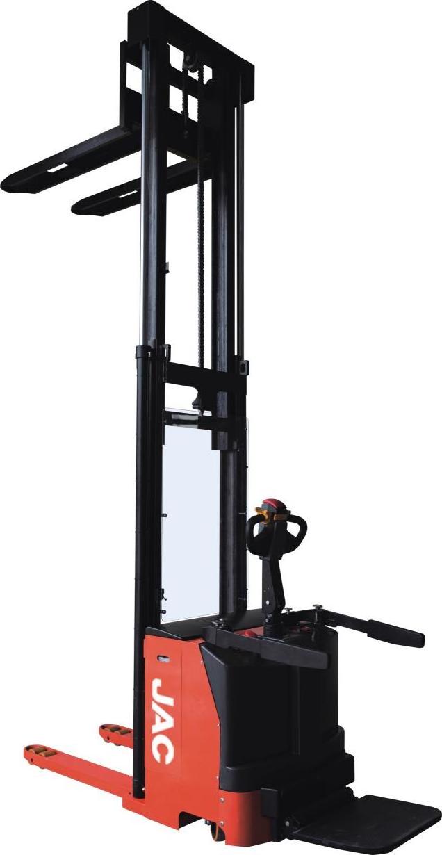 2023 narrow aisle stacker 1.5 ton 2 ton 3 ton automatic full electric self lifter 5 meter lift height pallet stacker machine