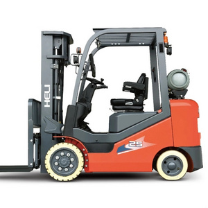 heli forklift lpg 2.5t  2 ton 3 ton propane nissan forklift control valve 3 stage mast ep cargo lifter forklift 4 wheel