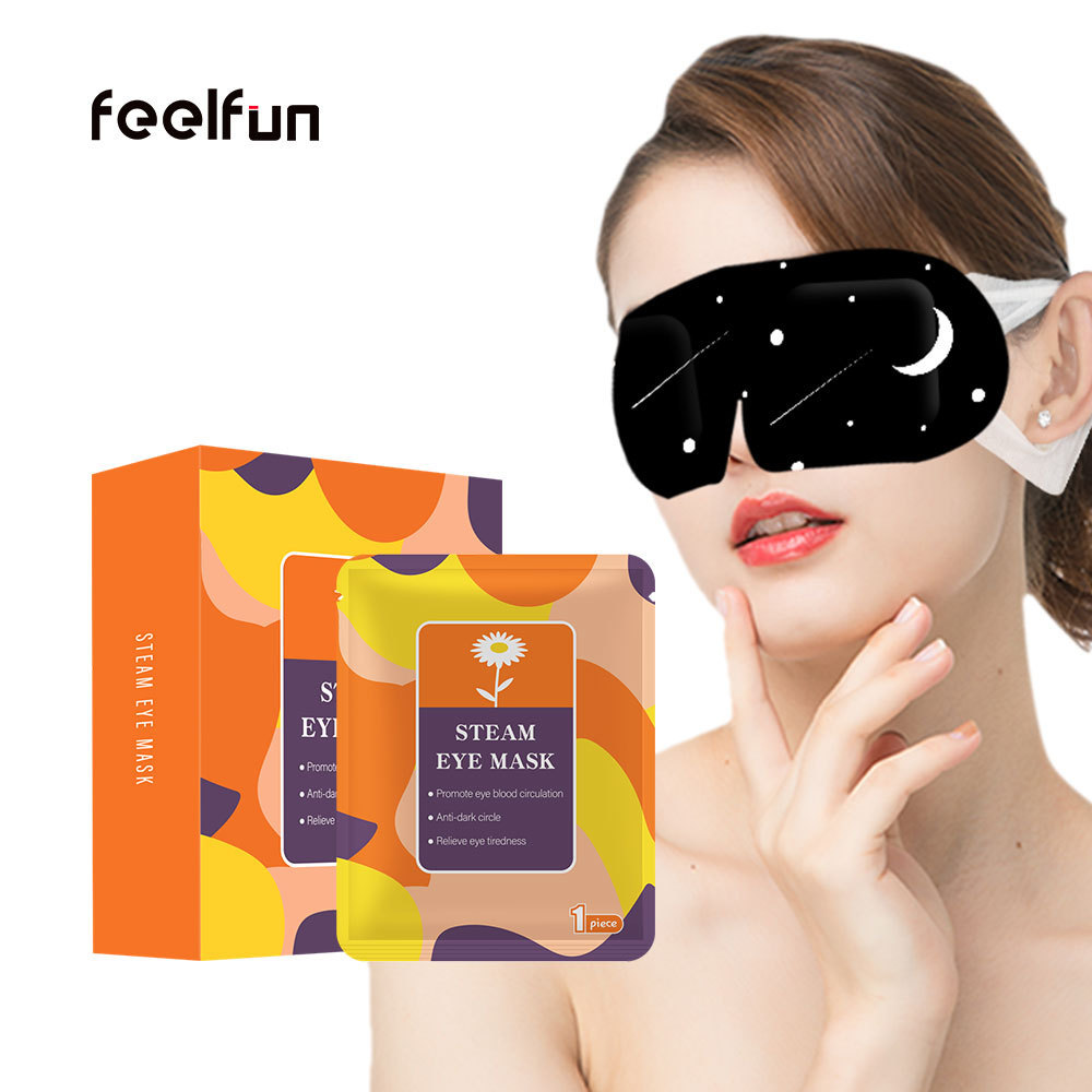 Trending Hot Sale eye heat pad steam mask eyemask custom self heating warm sleep instant eye mask