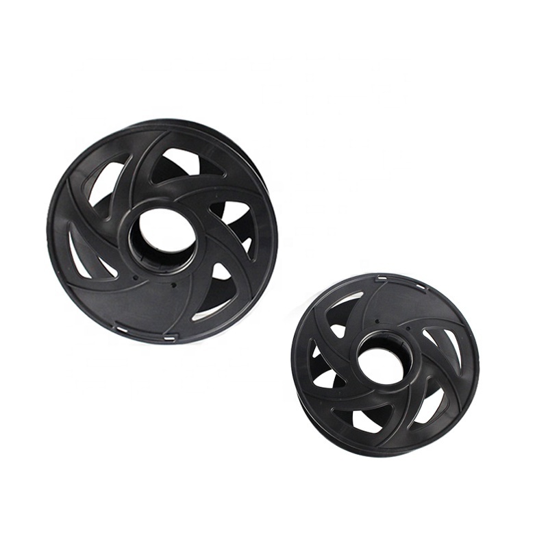 Plastic mold 630 Combination Reel Black ABS one piece plastic reel  PP Empty Plastic Spool