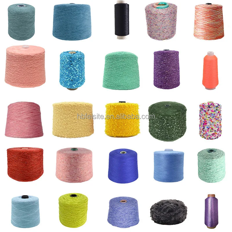 Factory Manufacture 12s 14s 16s 18s 24s 34s 36s Blended Textile Regenerated Polyester Cotton Spun Yarn for Weaving Knitting