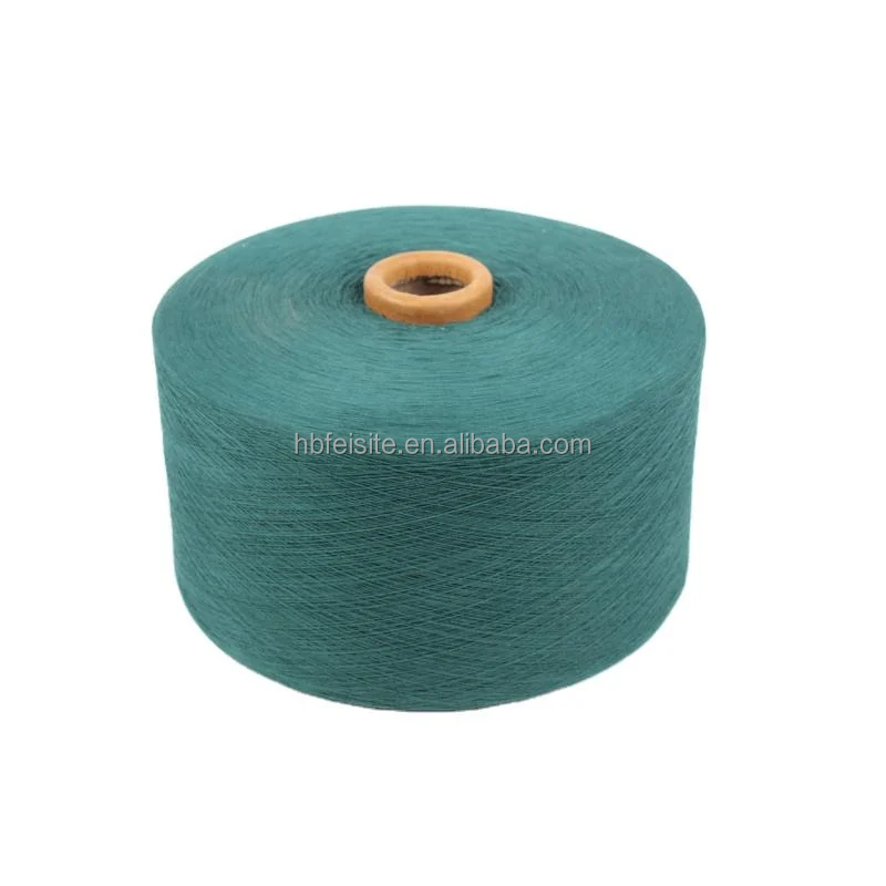 Factory Manufacture 12s 14s 16s 18s 24s 34s 36s Blended Textile Regenerated Polyester Cotton Spun Yarn for Weaving Knitting