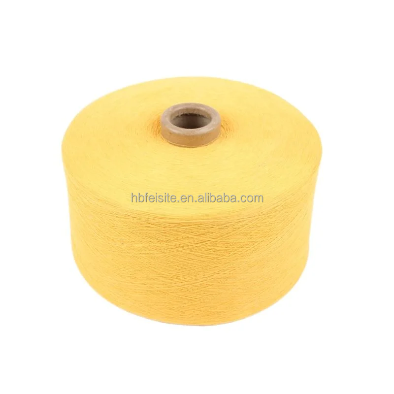 Factory Manufacture 12s 14s 16s 18s 24s 34s 36s Blended Textile Regenerated Polyester Cotton Spun Yarn for Weaving Knitting