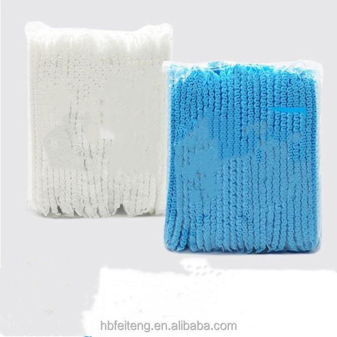 High Thickness Disposable  Nurse Cap Elastic PP Non Woven Bouffant Mob Cap  and Clip cap