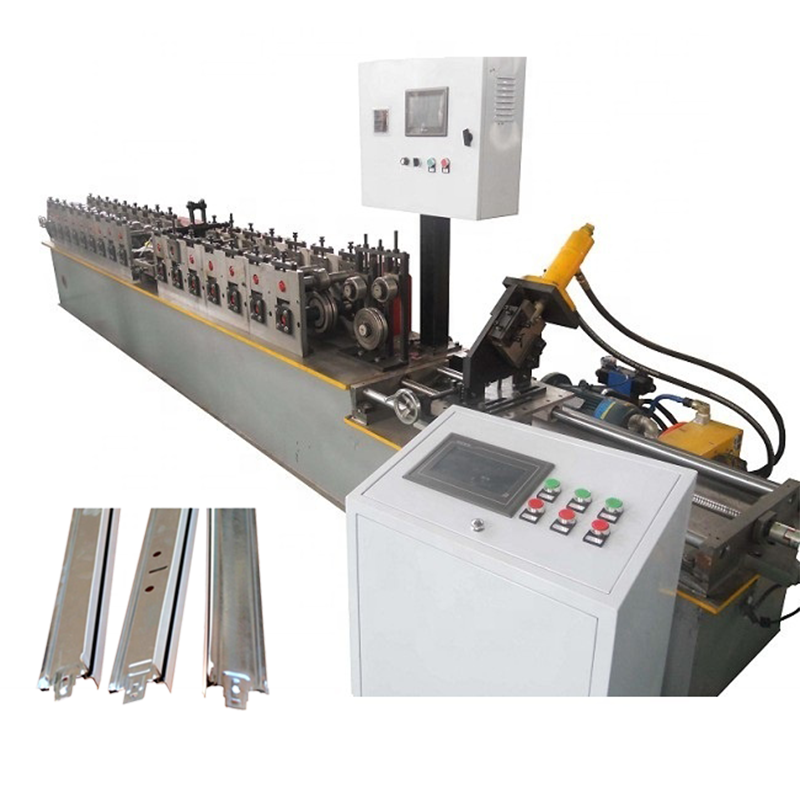 Automatic layer T Grid Bar light steel Keel Wall Angle Roll Forming Making Machine