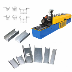 Drywall Metal Stud CU Making Machine Light Gauge Keel Stud Track CU Channel Steel Roll Forming Machine