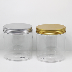 4oz 1500g 1000g 500g 800ml 10oz Clear Plastic Storage Jars Containers Refillable Wide-Mouth Plastic Slime Storage Containers