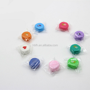 bulk cut mini circle shape mint dental floss as promotion gift with cheap price