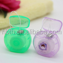 bulk cut mini circle shape mint dental floss as promotion gift with cheap price