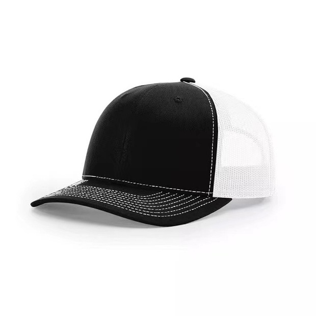 6 Panel Blank Mesh Baseball Sports Cap Embroidery High Quality Snapback Richardson 112 Custom Trucker Hat