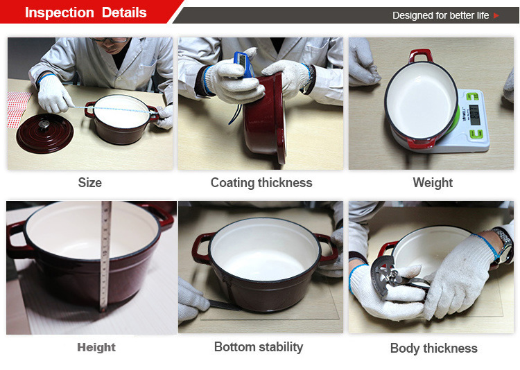 Enameled Coating Cooking Pots High Quality Kitchenware Dutch Oven  Cast iron Pumpkin Casserole